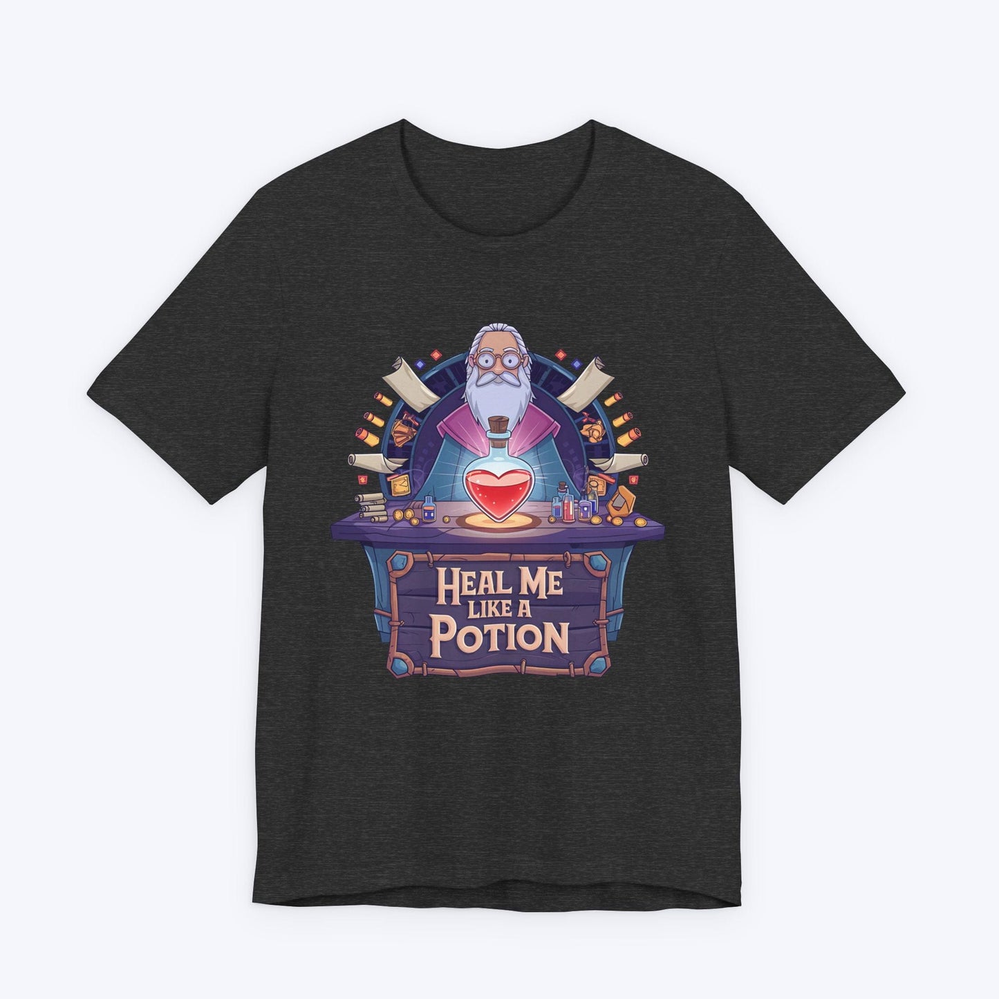 T-Shirt Dark Grey Heather / S Heal Me Like A Potion T-shirt