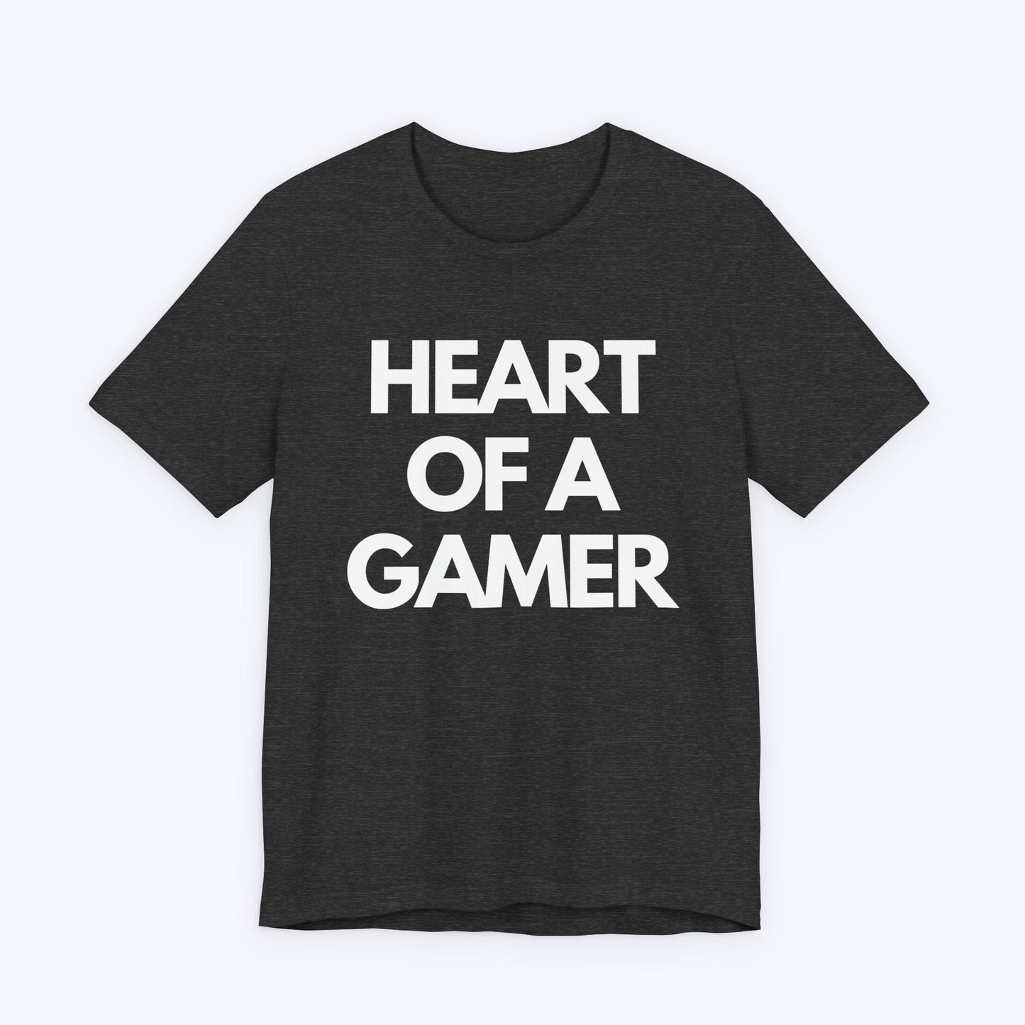 T-Shirt Dark Grey Heather / S Heart of a Gamer T-shirt