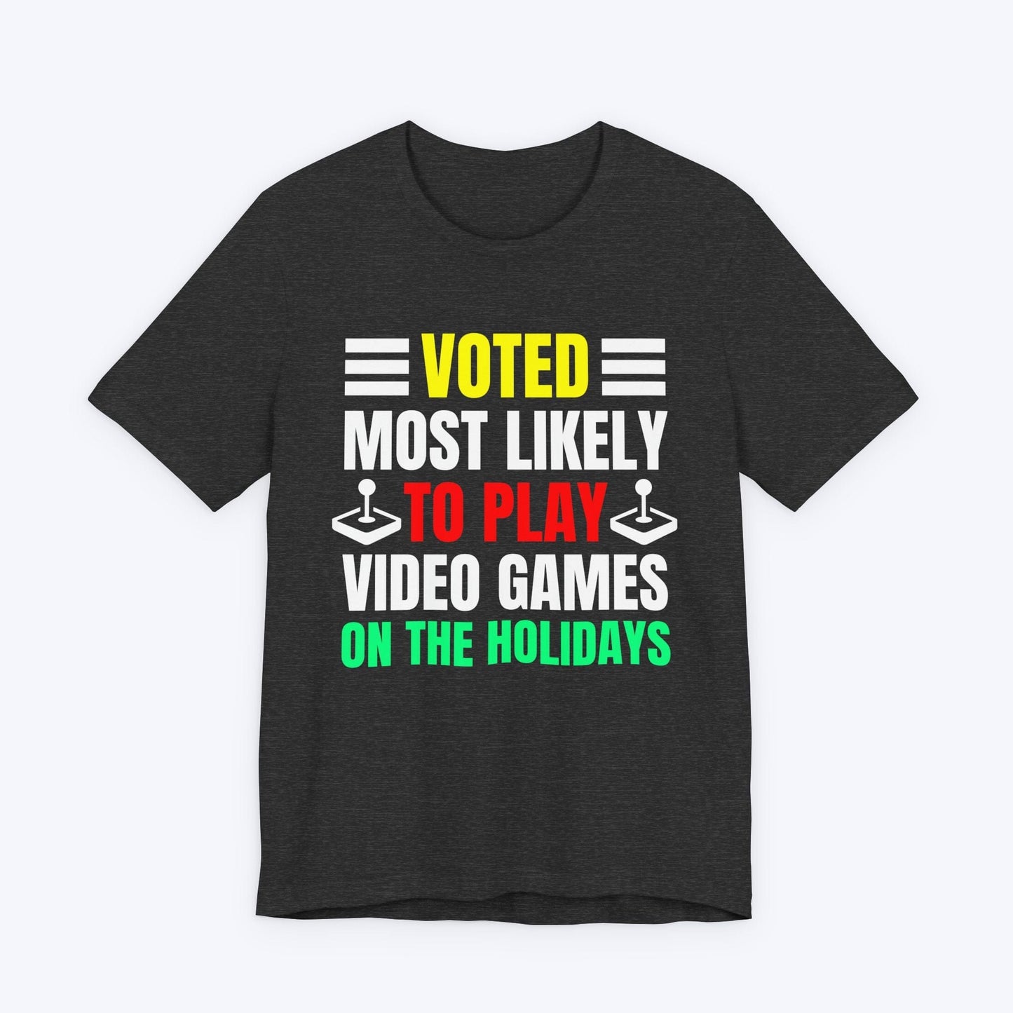 T-Shirt Dark Grey Heather / S Holiday Gamer T-shirt