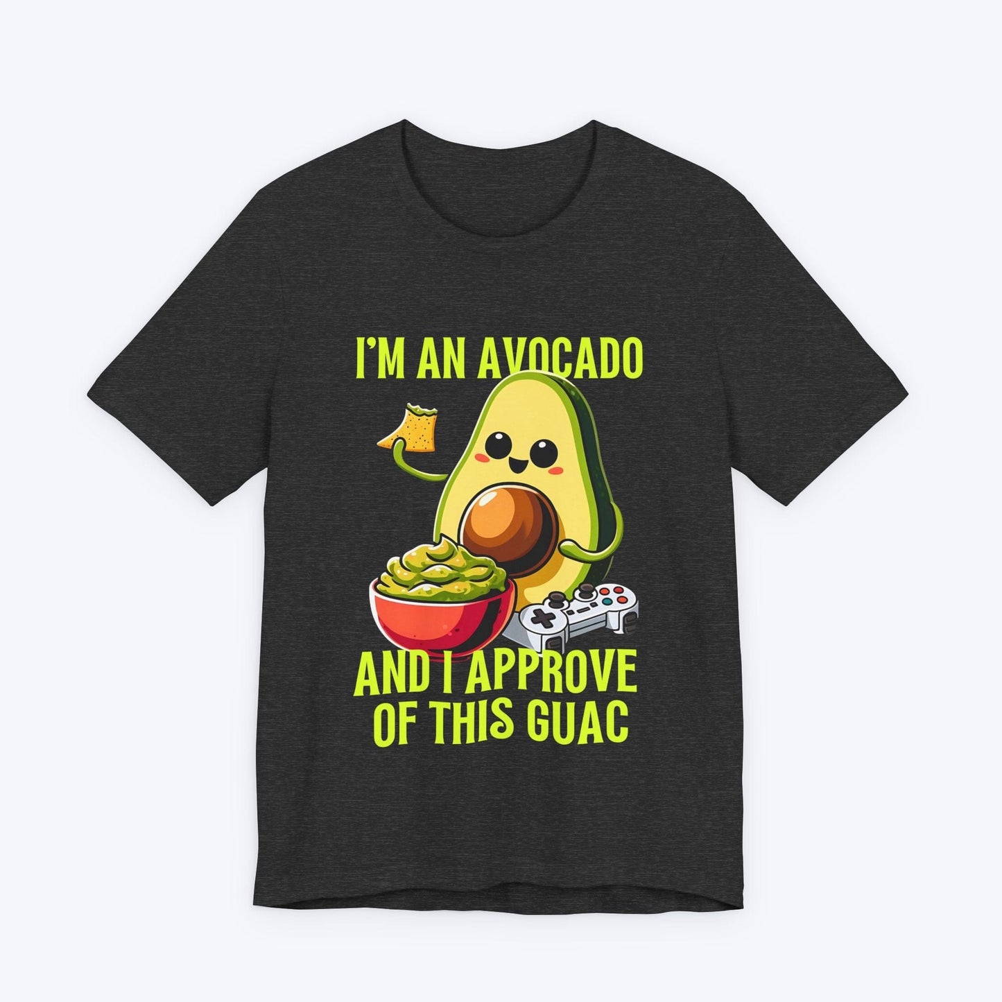 T-Shirt Dark Grey Heather / S I Approve of this Guac - Avocado T-shirt