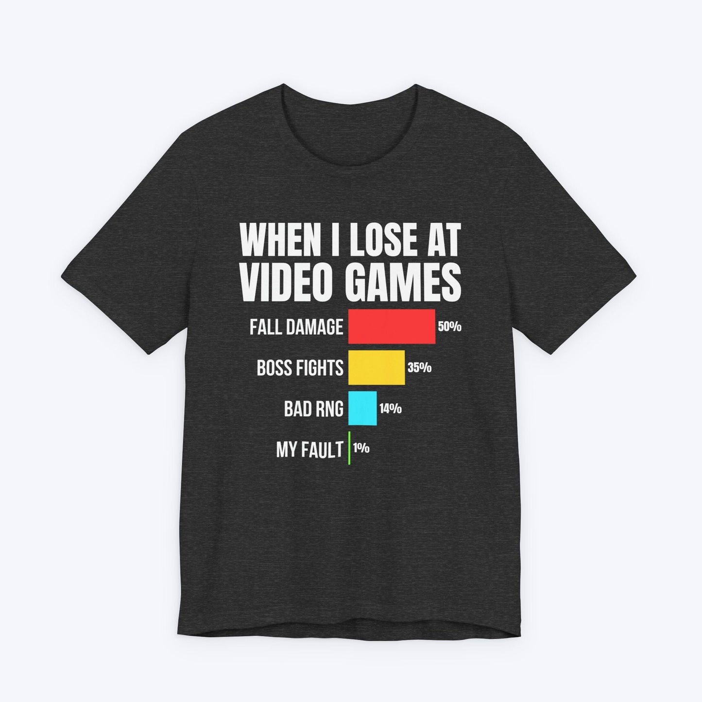 T-Shirt Dark Grey Heather / S I Blame Fall Damage T-shirt