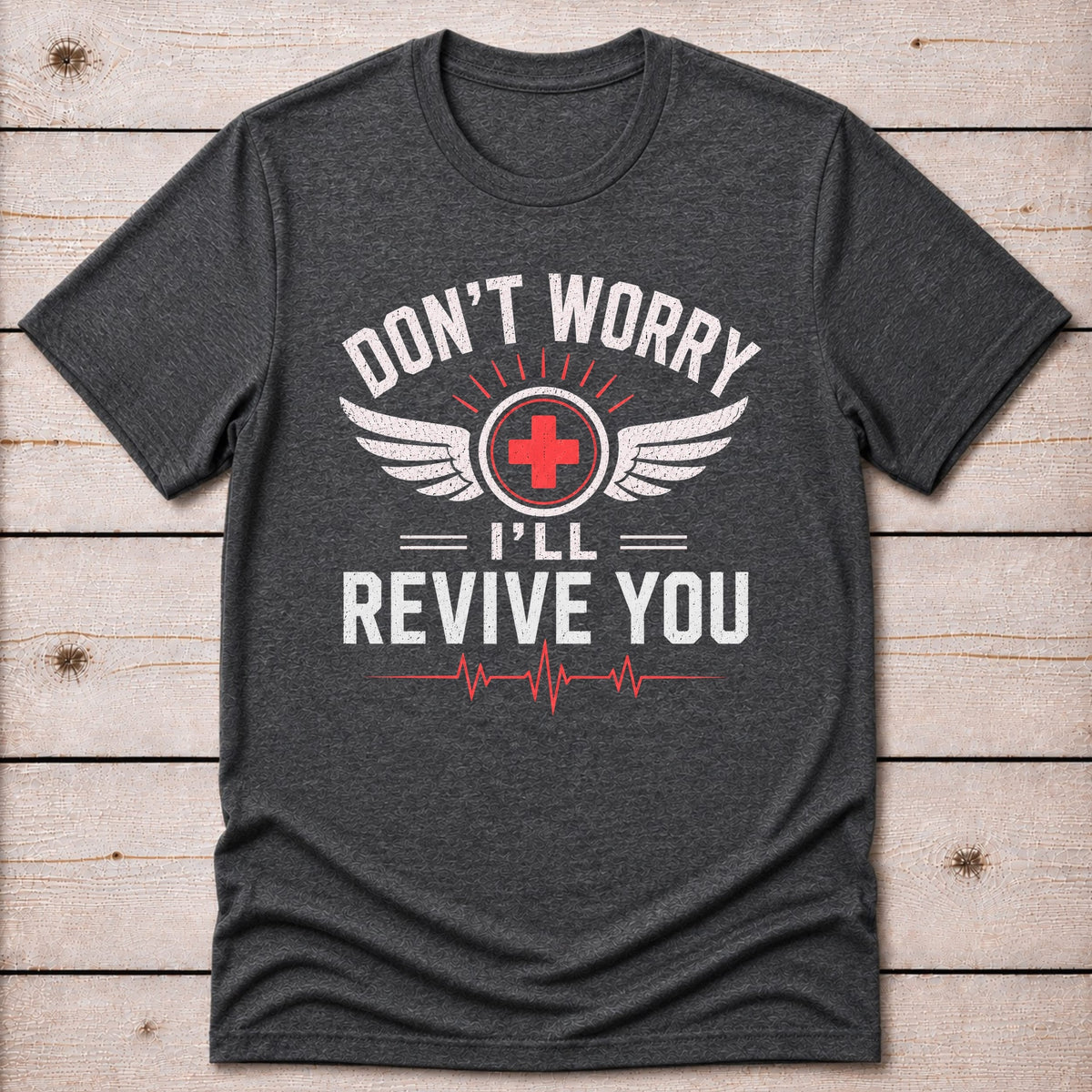 T-Shirt Dark Grey Heather / S I'll Revive You T-shirt