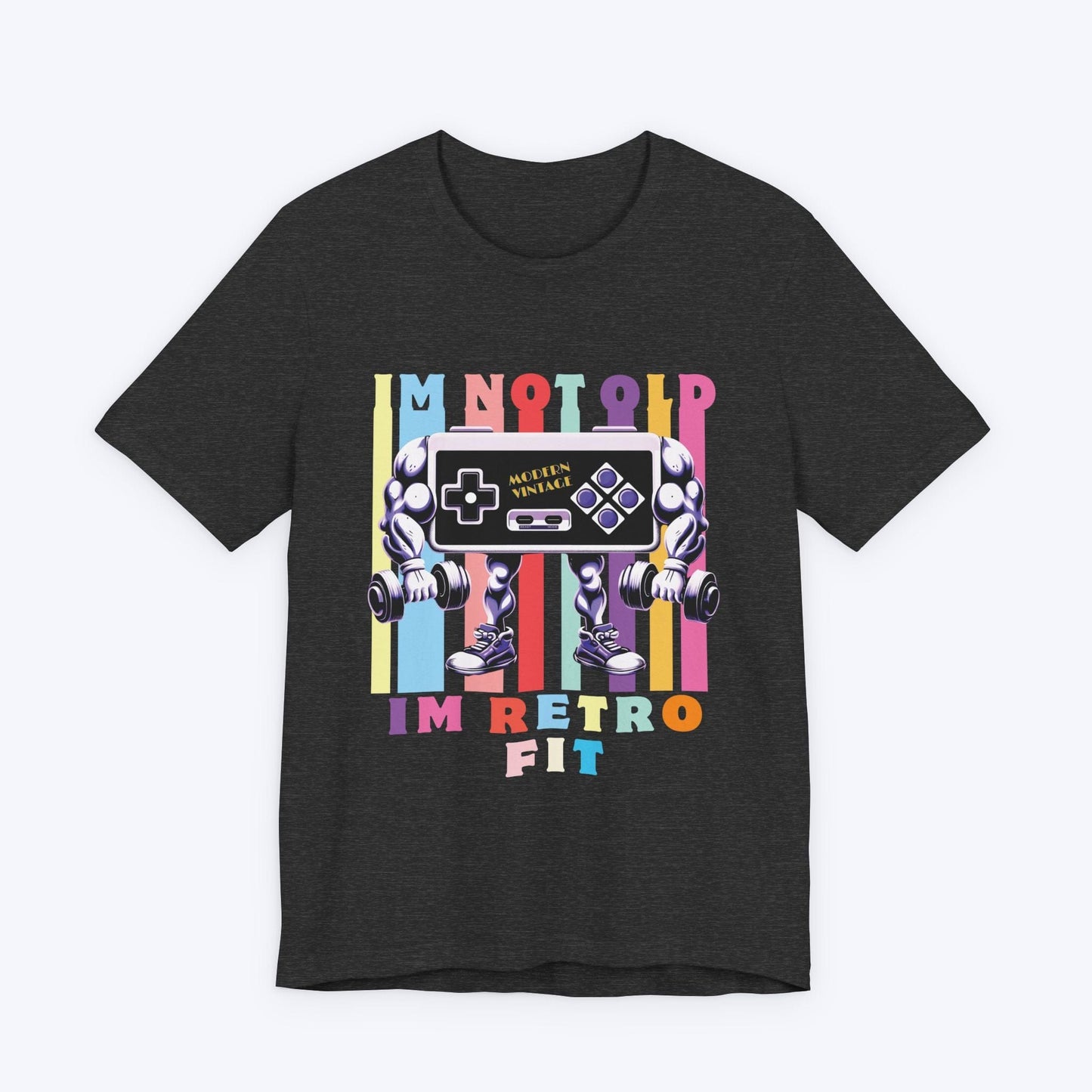 T-Shirt Dark Grey Heather / S I'm Not Old Gamer T-shirt