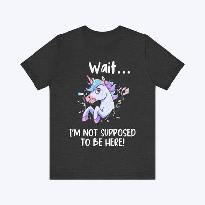 T-Shirt Dark Grey Heather / S I'm Not Supposed to be Here T-shirt