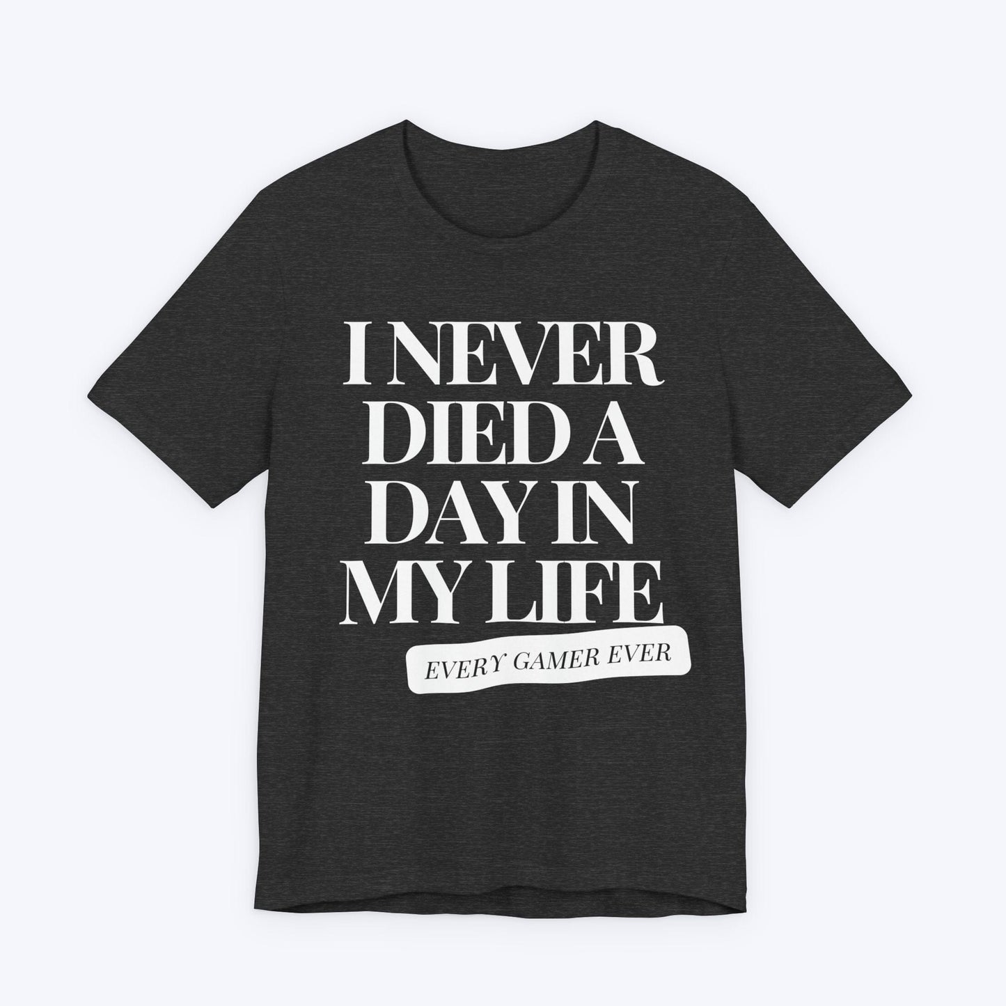 T-Shirt Dark Grey Heather / S I Never Died A Day In My Life T-shirt