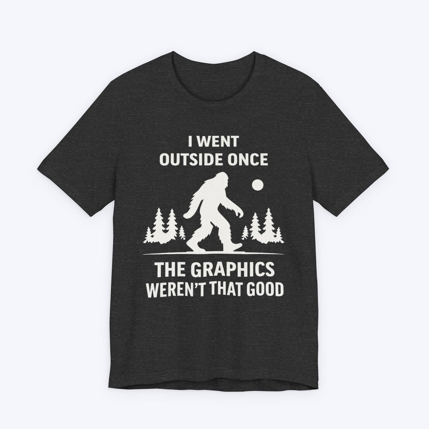 T-Shirt Dark Grey Heather / S I Went Outside. Didn't Spot Me T-shirt