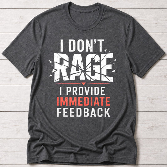 T-Shirt Dark Grey Heather / S Immediate Feedback T-shirt
