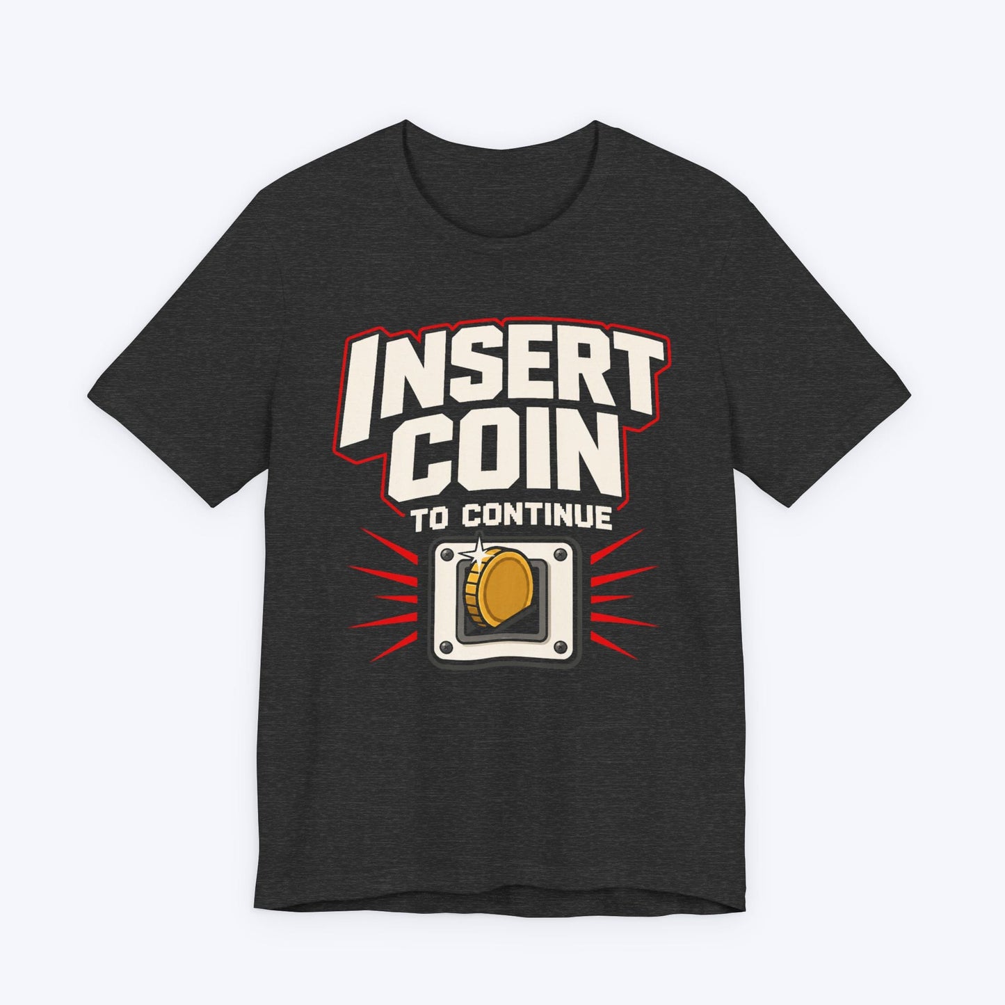 T-Shirt Dark Grey Heather / S Insert Coin T-shirt