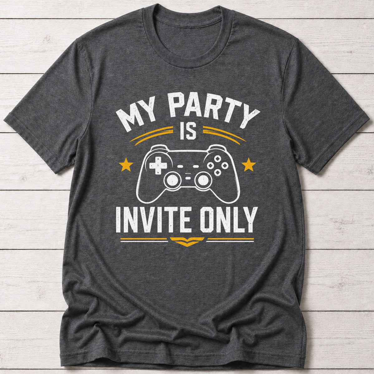 T-Shirt Dark Grey Heather / S Invite Required T-shirt