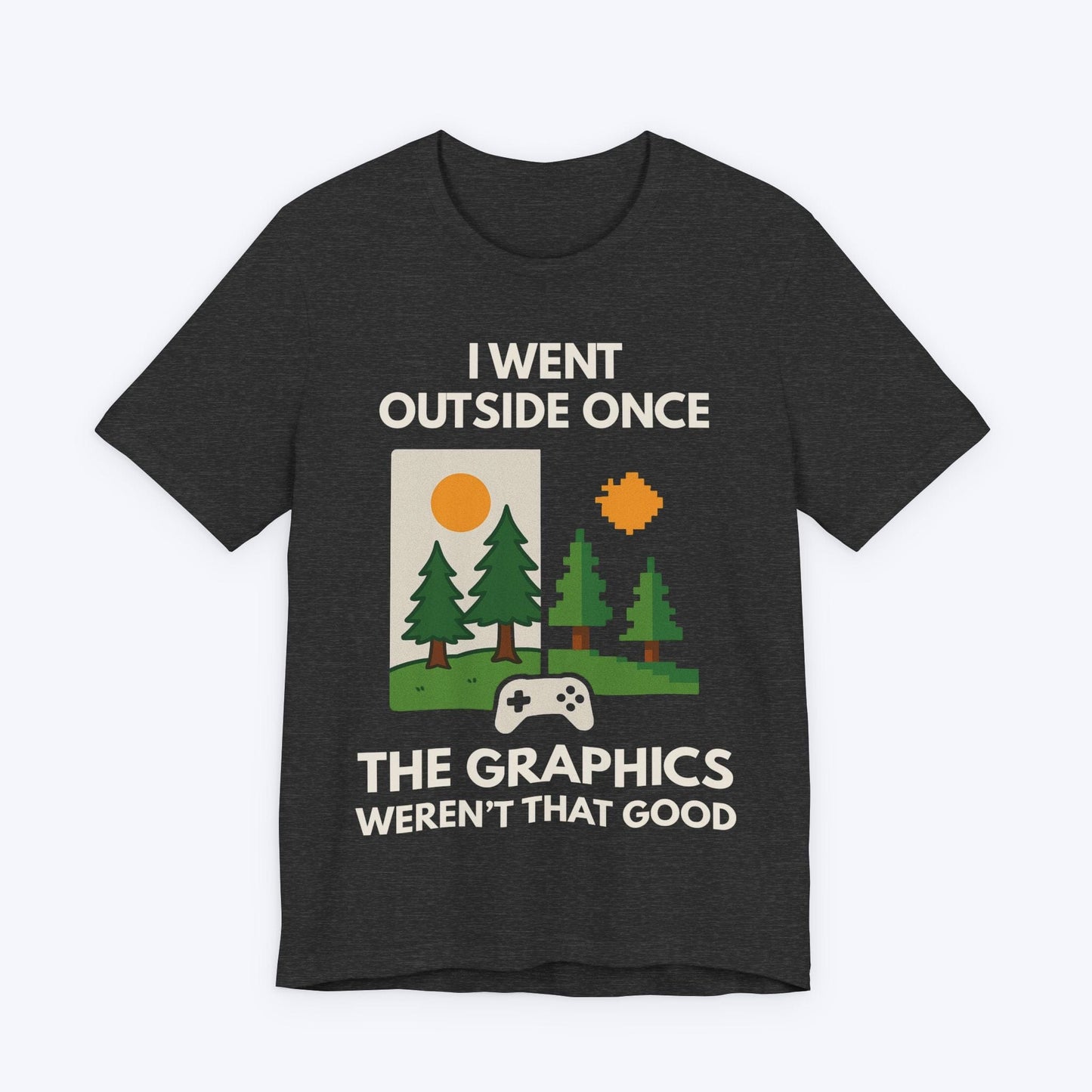T-Shirt Dark Grey Heather / S Is This Real T-shirt