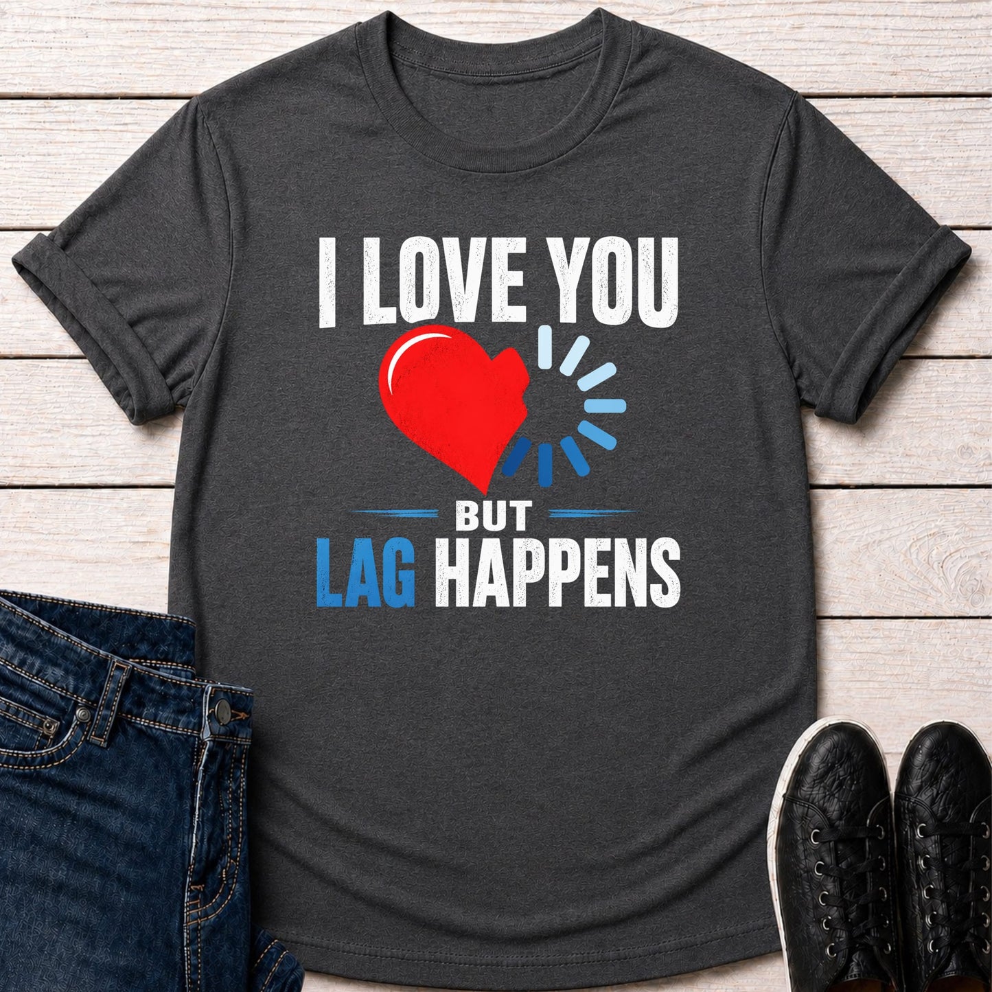 T-Shirt Dark Grey Heather / S Lag Love T-shirt