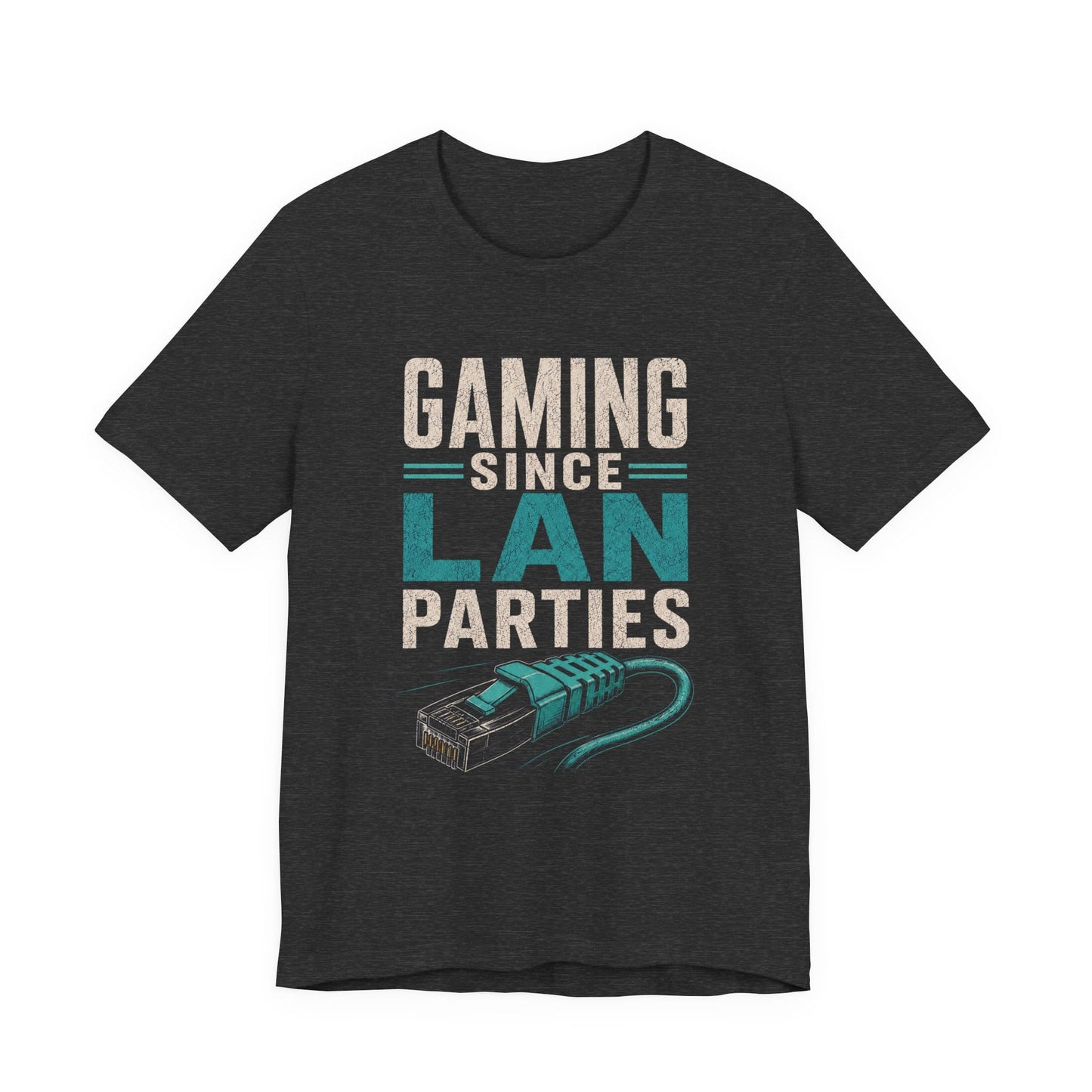 T-Shirt Dark Grey Heather / S LAN Parties T-shirt