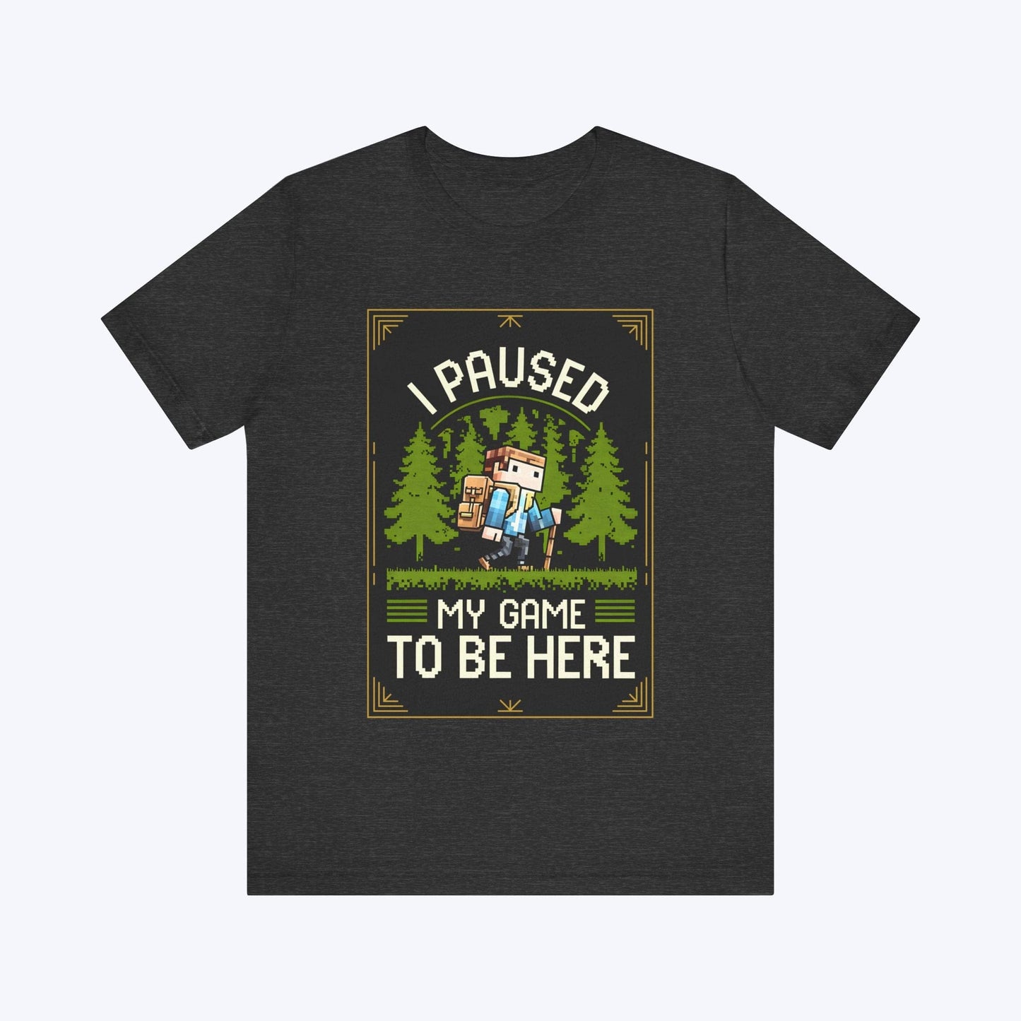 T-Shirt Dark Grey Heather / S Leveling Up in Real Life T-shirt