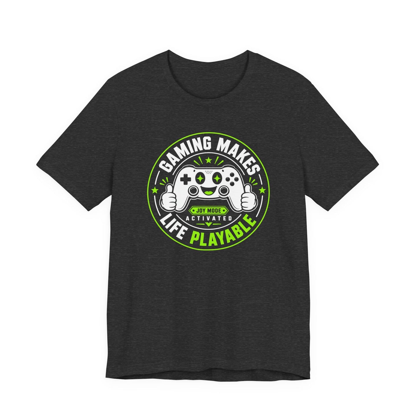 T-Shirt Dark Grey Heather / S Life Games T-shirt