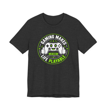 T-Shirt Dark Grey Heather / S Life Games T-shirt