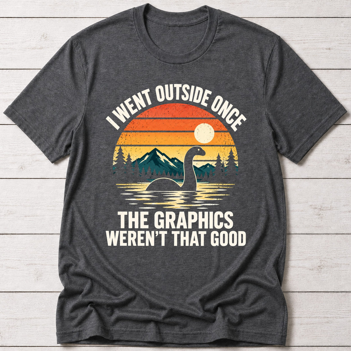 T-Shirt Dark Grey Heather / S Loc Ness Adventure T-shirt