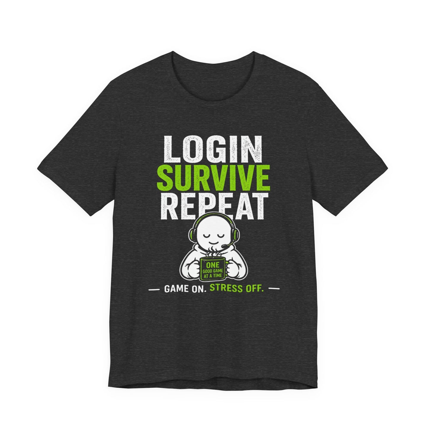 T-Shirt Dark Grey Heather / S Login Repeat T-shirt