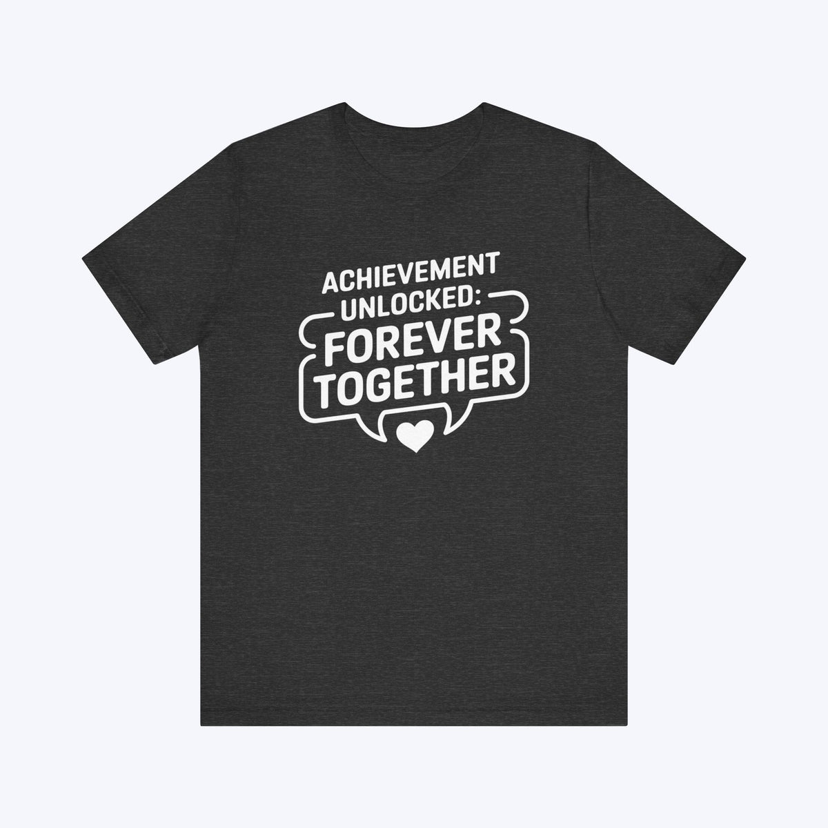 T-Shirt Dark Grey Heather / S Love Quest Accepted T-shirt