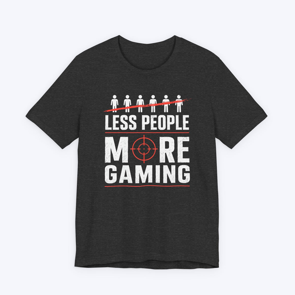 T-Shirt Dark Grey Heather / S More Gaming T-shirt