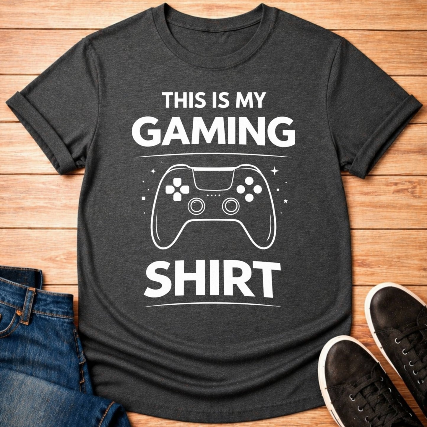 T-Shirt Dark Grey Heather / S My Gaming Shirt T-shirt