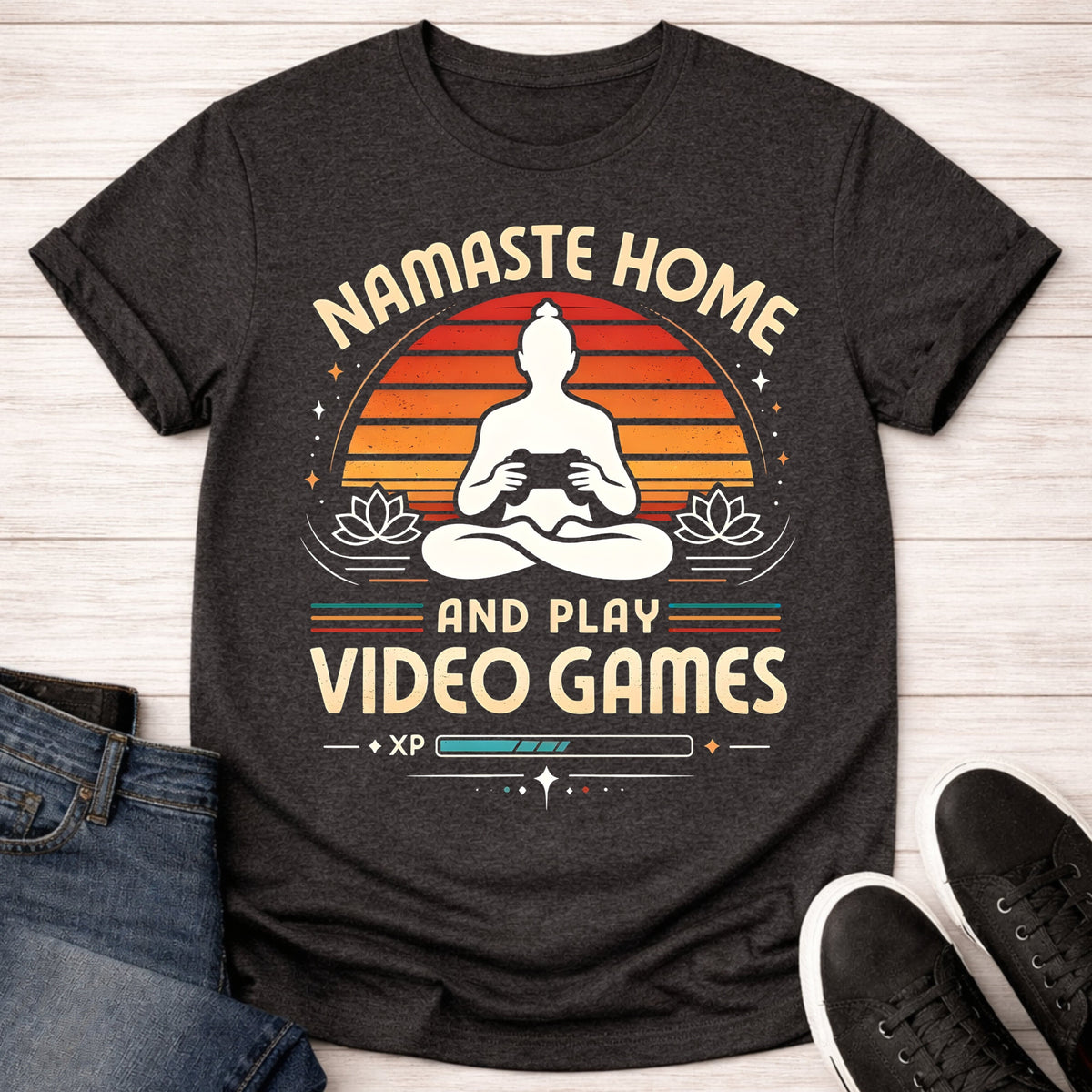 T-Shirt Dark Grey Heather / S Namaste Home T-shirt