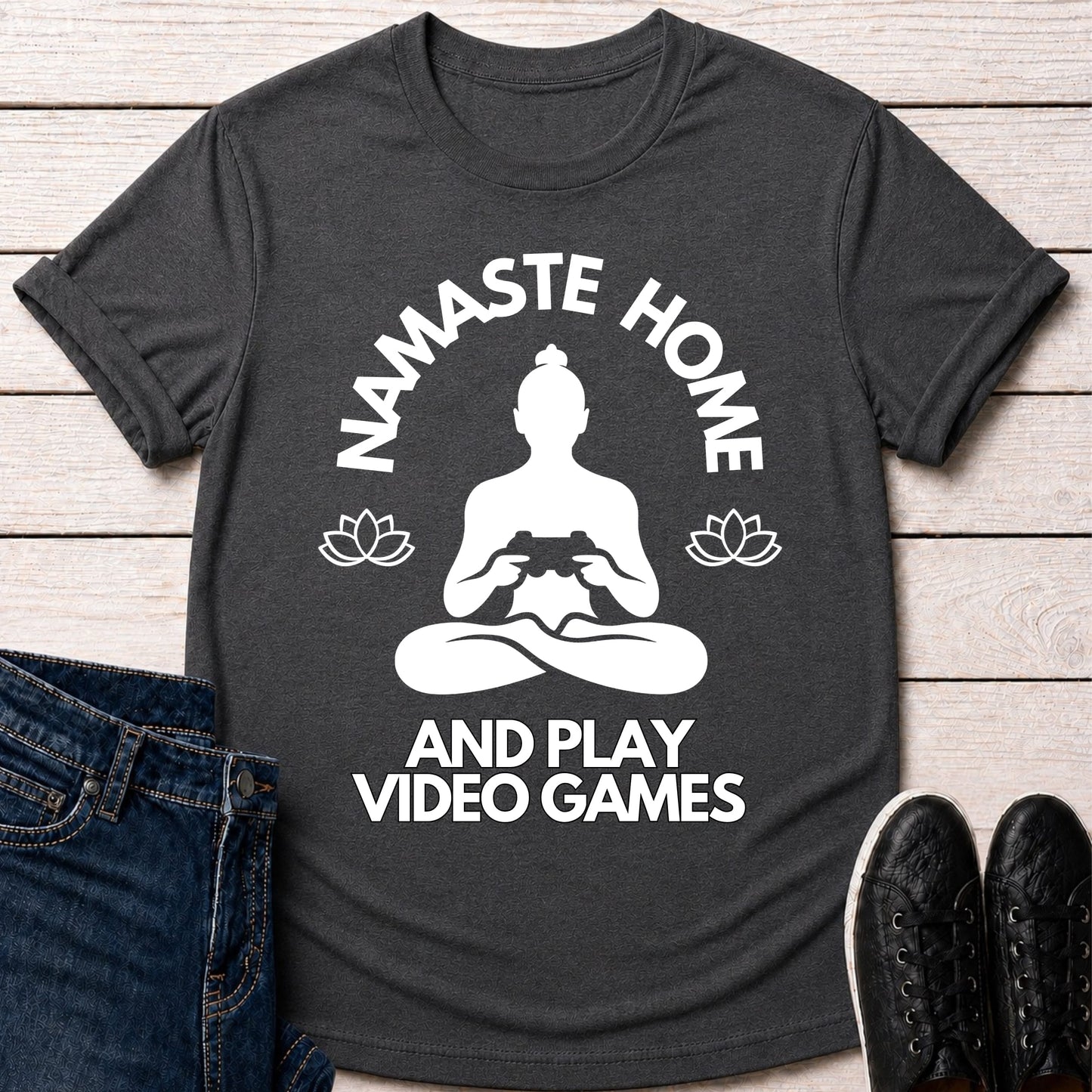 T-Shirt Dark Grey Heather / S Namaste Home T-shirt
