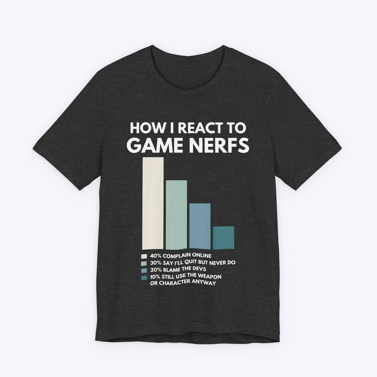 T-Shirt Dark Grey Heather / S Nerfed and Annoyed T-shirt