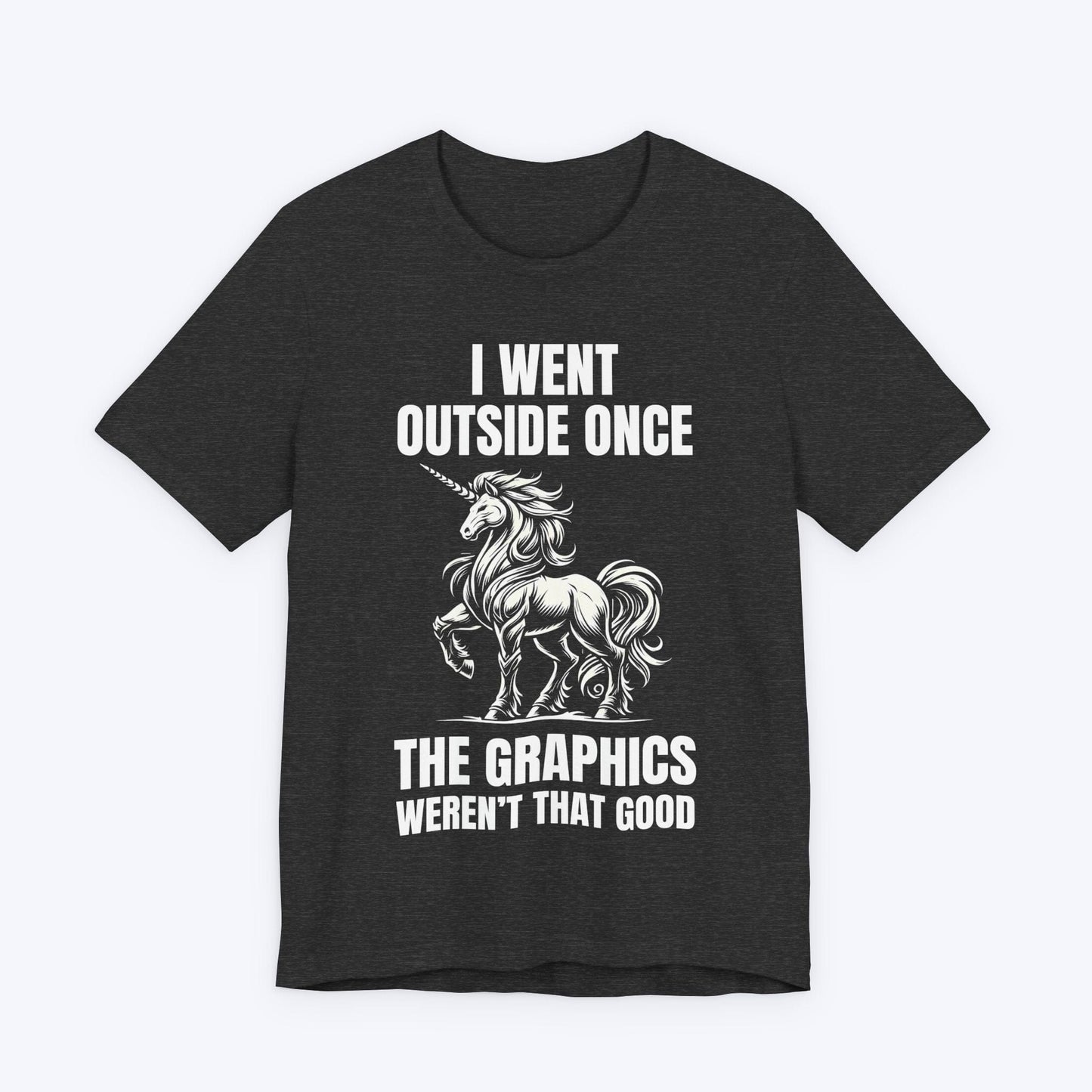 T-Shirt Dark Grey Heather / S No Rainbow Trails Out There T-shirt