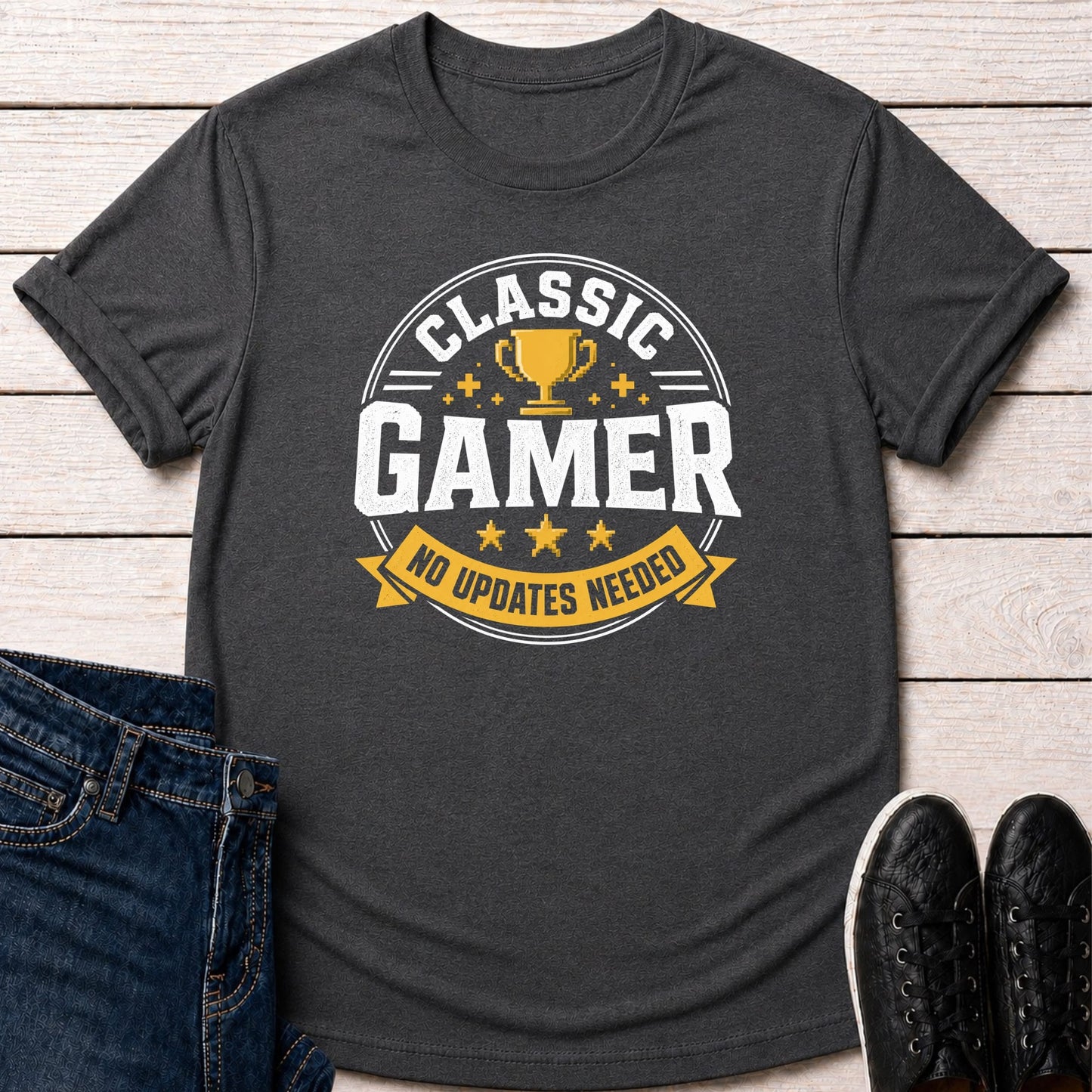 T-Shirt Dark Grey Heather / S No Updates Needed T-shirt