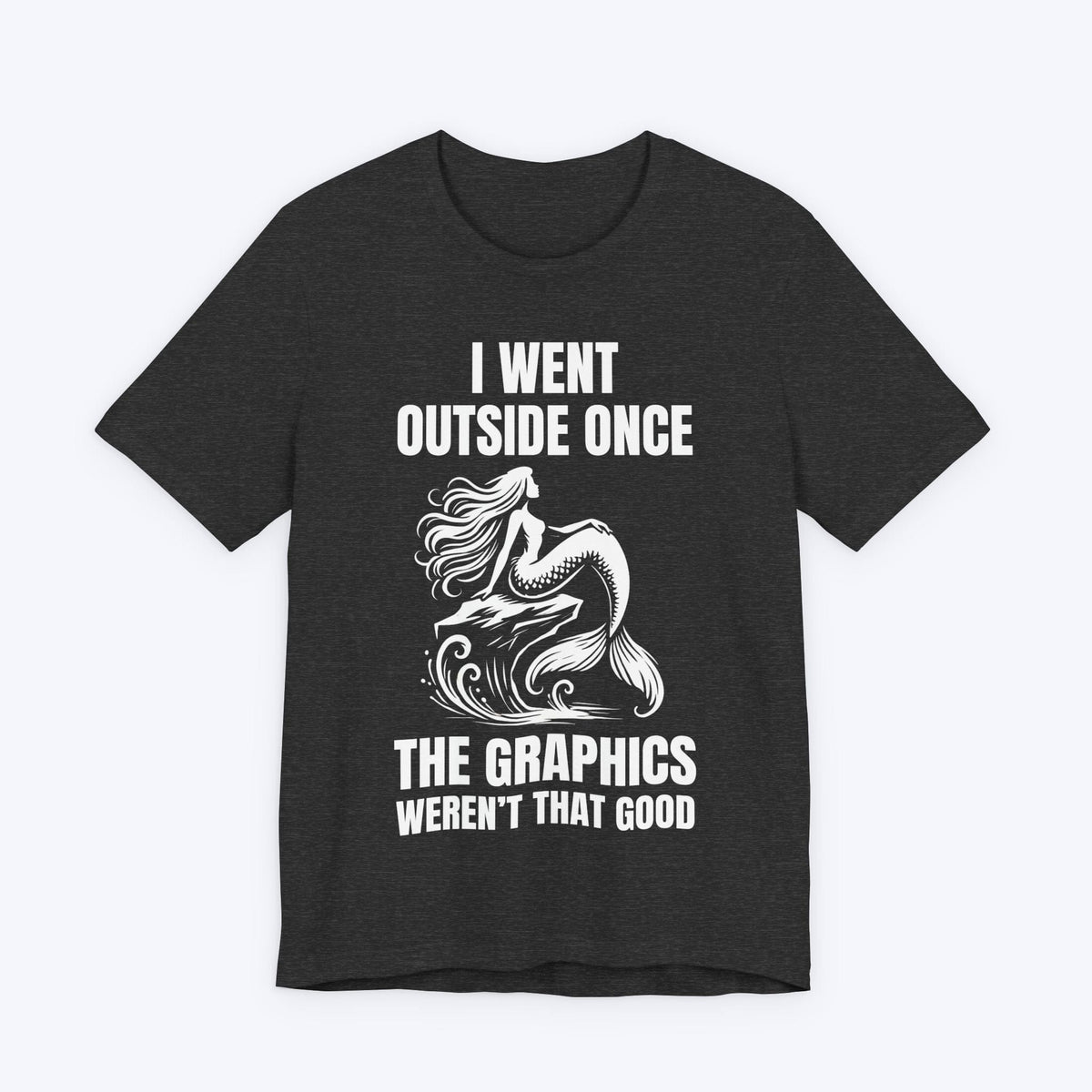 T-Shirt Dark Grey Heather / S No Waves, No Wonder T-shirt