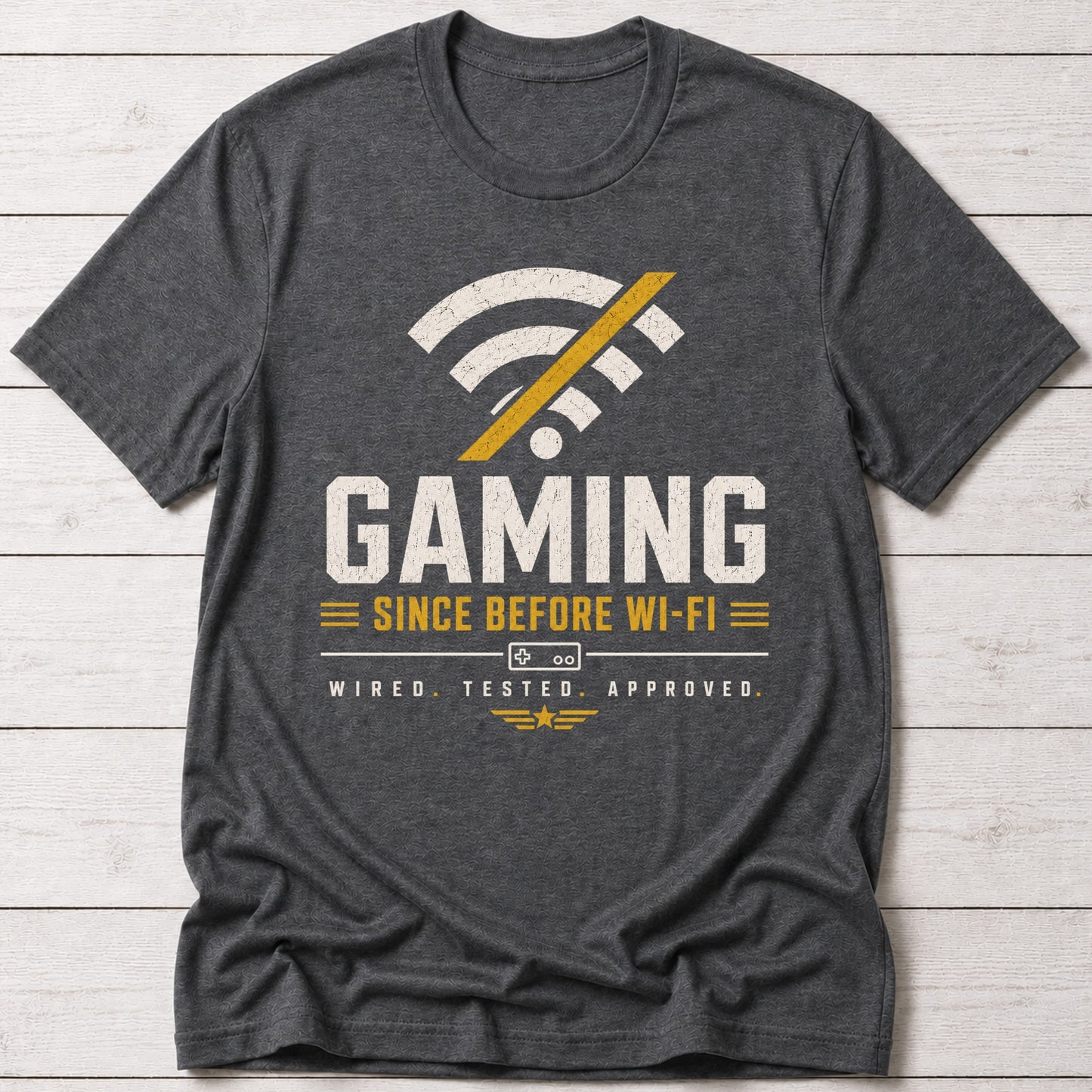 T-Shirt Dark Grey Heather / S No WiFi T-Shirt