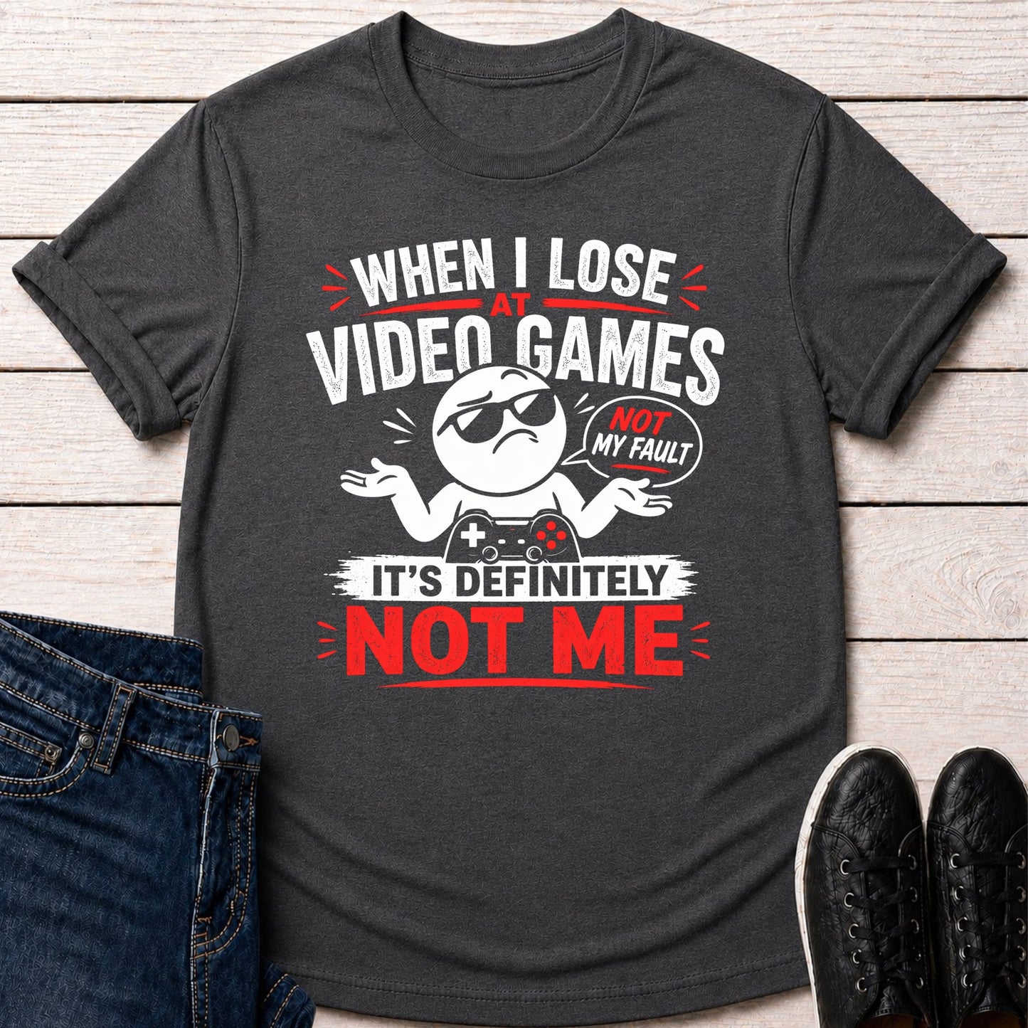 T-Shirt Dark Grey Heather / S Not Me T-shirt