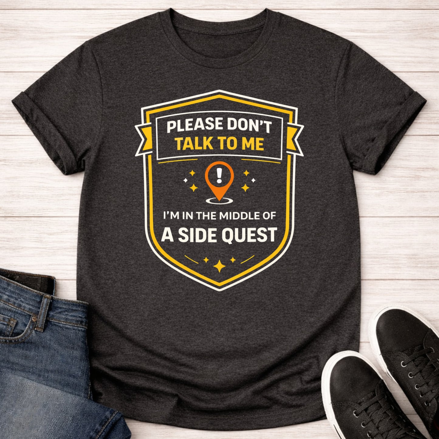 T-Shirt Dark Grey Heather / S Not Now T-shirt