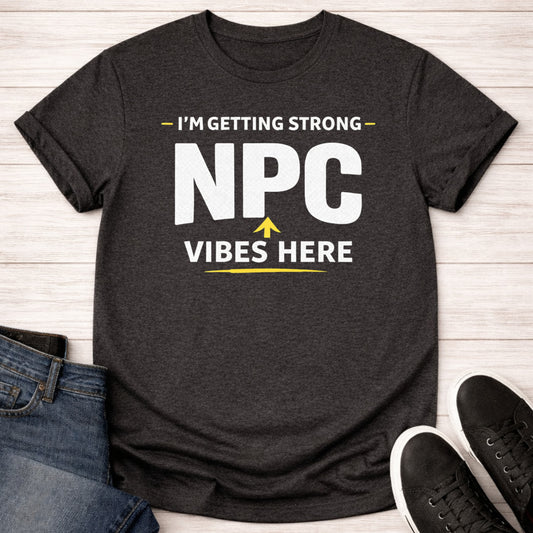 T-Shirt Dark Grey Heather / S NPC Vibes T-shirt