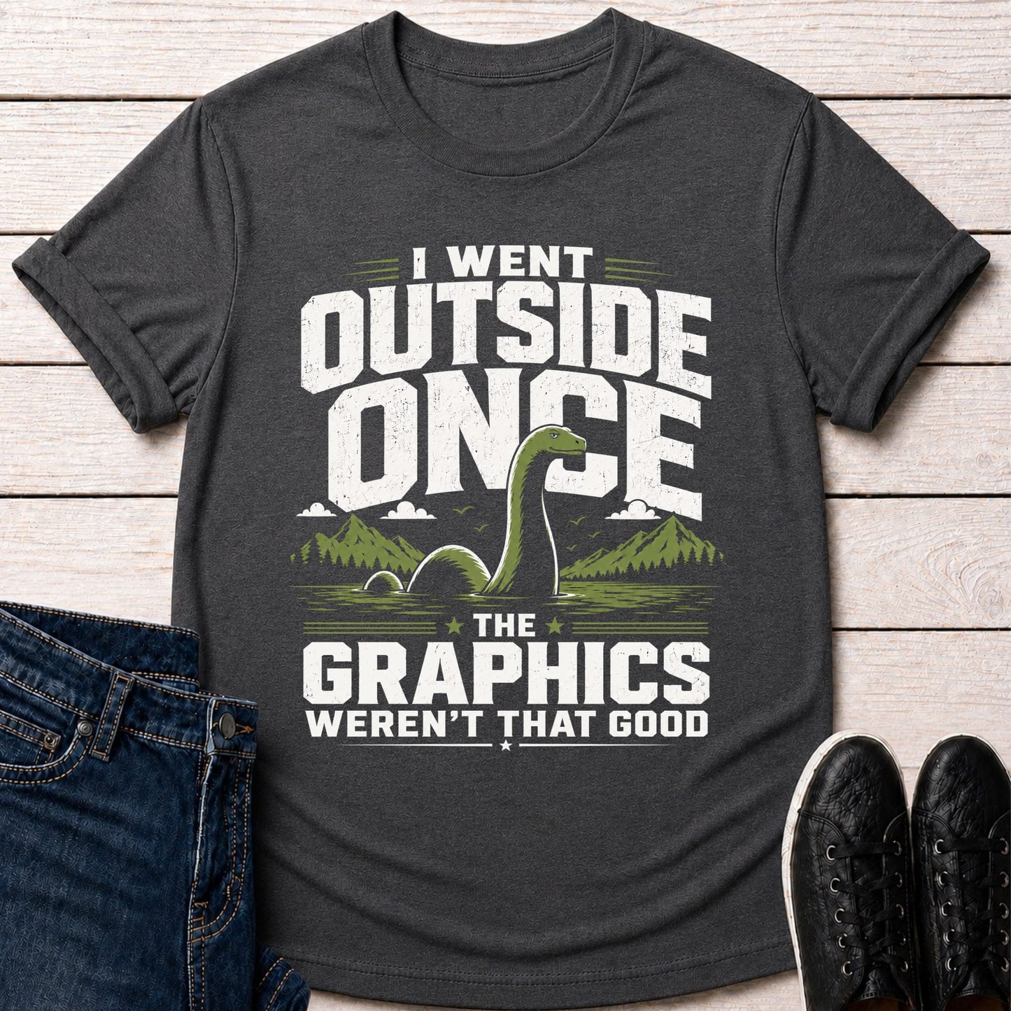 T-Shirt Dark Grey Heather / S Outside Graphics T-shirt