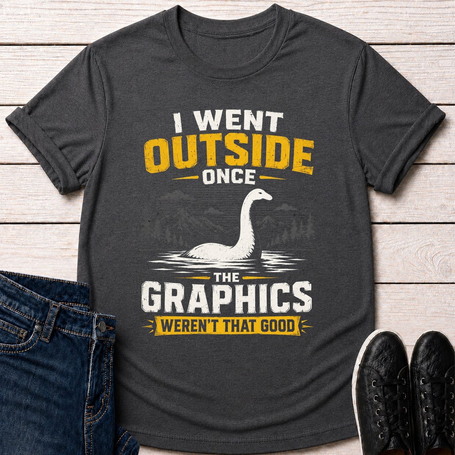 T-Shirt Dark Grey Heather / S Outside Graphics T-shirt
