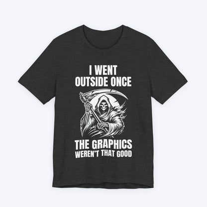 T-Shirt Dark Grey Heather / S Outside Looked Dead T-shirt