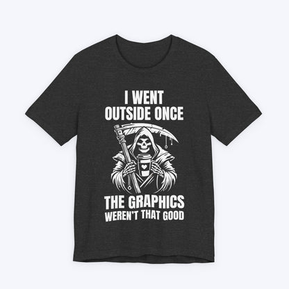 T-Shirt Dark Grey Heather / S Outside Was Lifeless T-shirt
