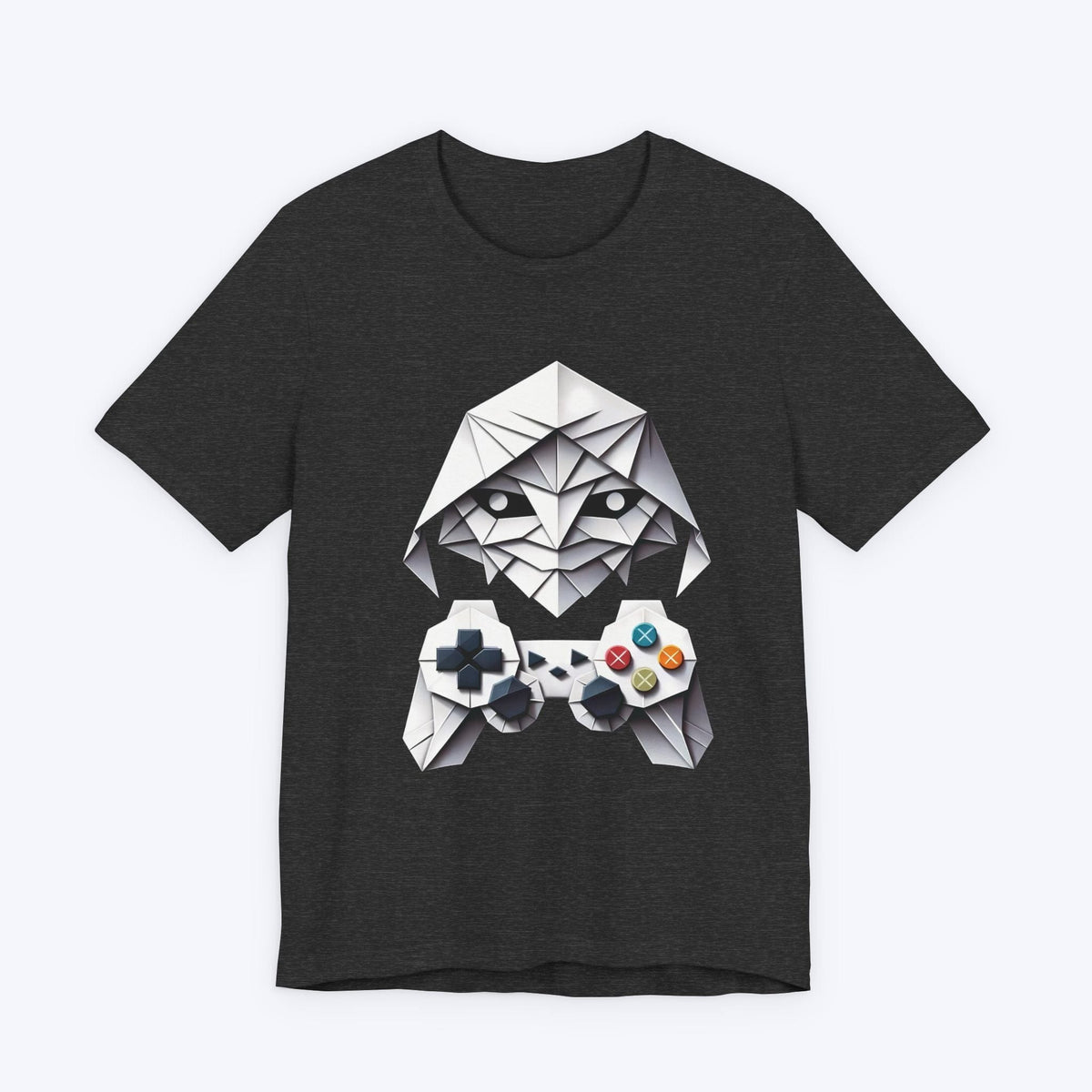 T-Shirt Dark Grey Heather / S Paper Face Gamer T-shirt