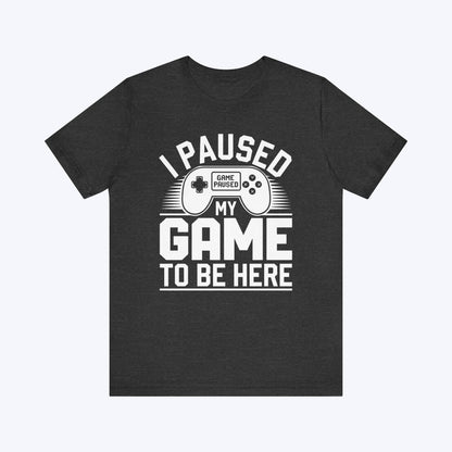 T-Shirt Dark Grey Heather / S Paused for Achievement Points T-shirt