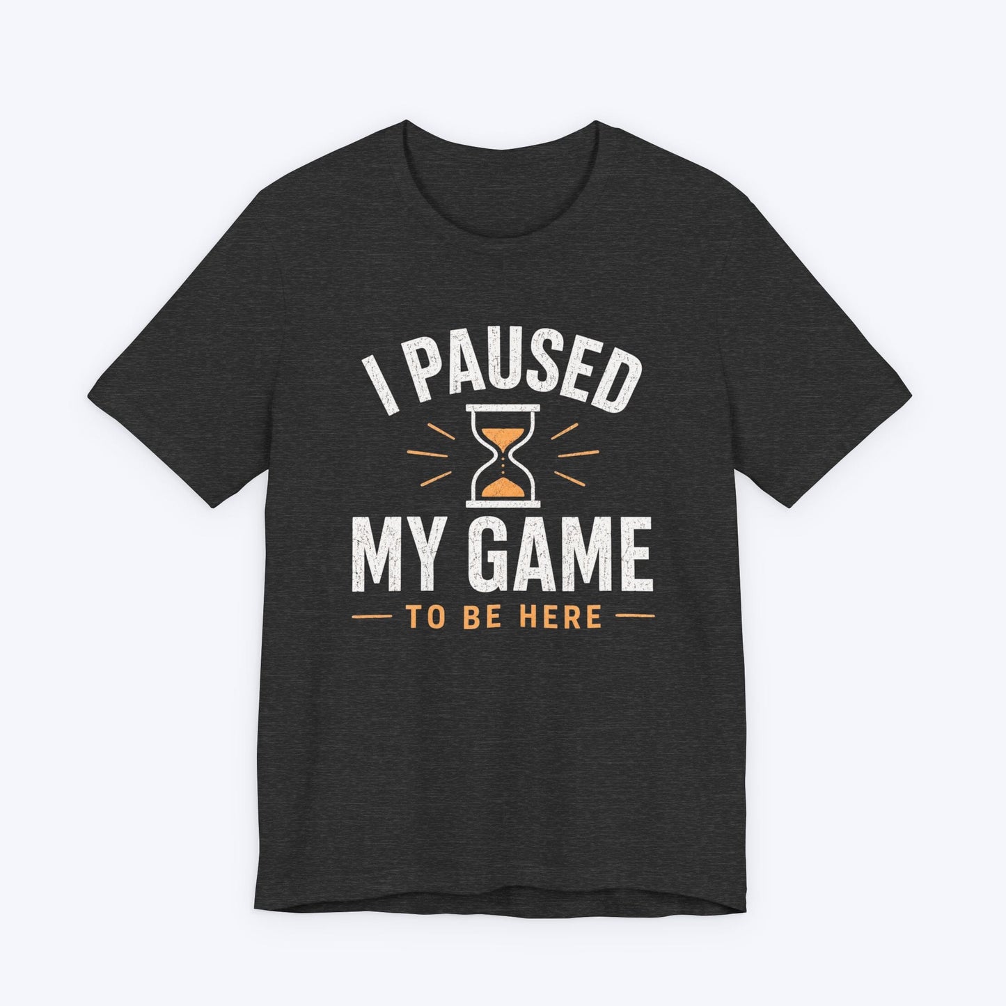 T-Shirt Dark Grey Heather / S Paused for Attention T-shirt