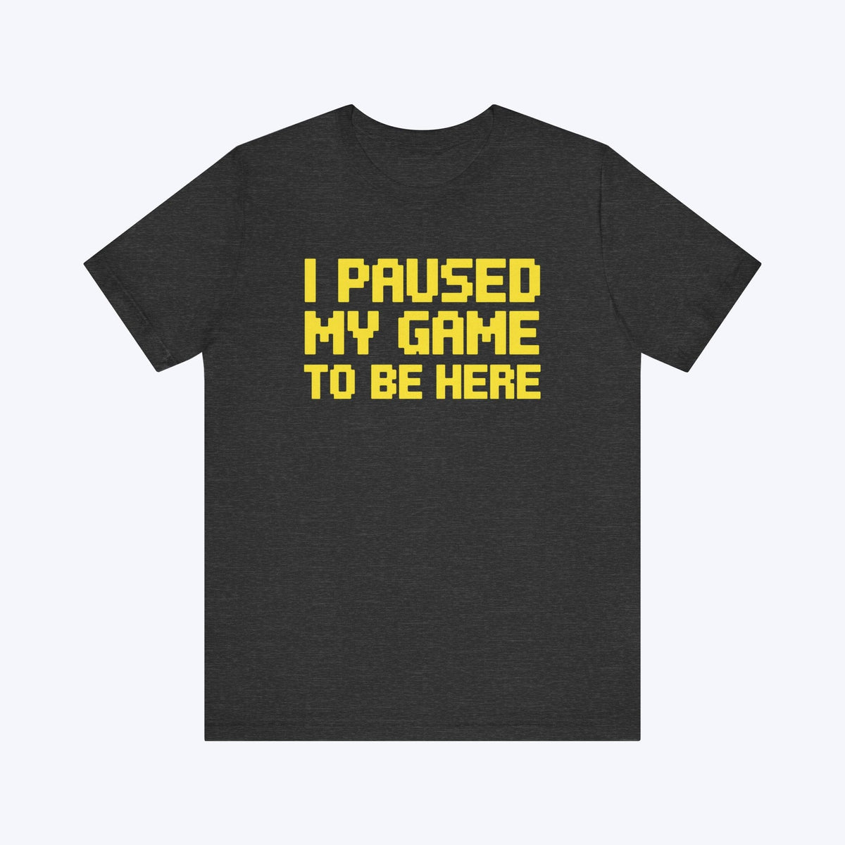 T-Shirt Dark Grey Heather / S Paused to Socialize T-shirt