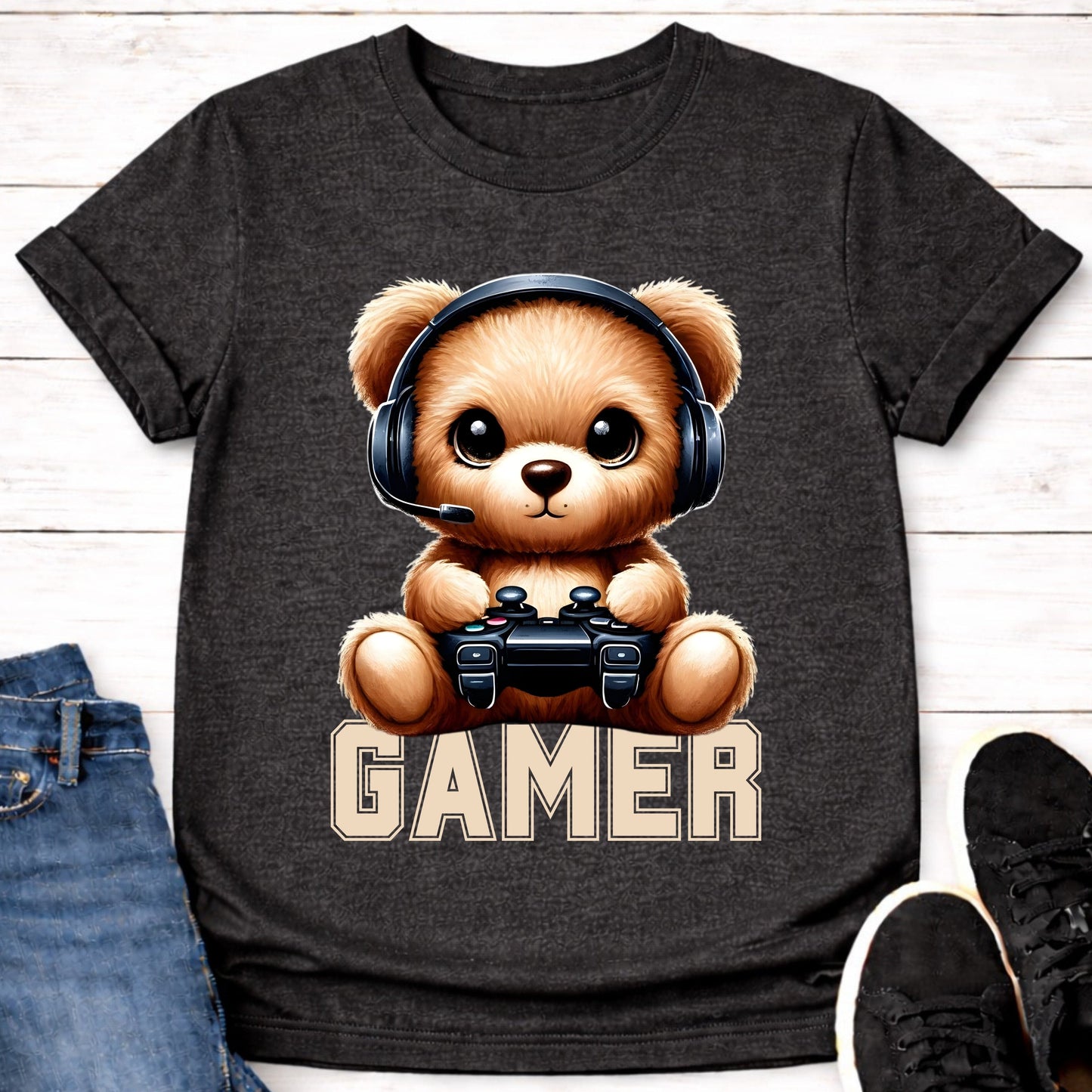 T-Shirt Dark Grey Heather / S Paws and Play T-shirt