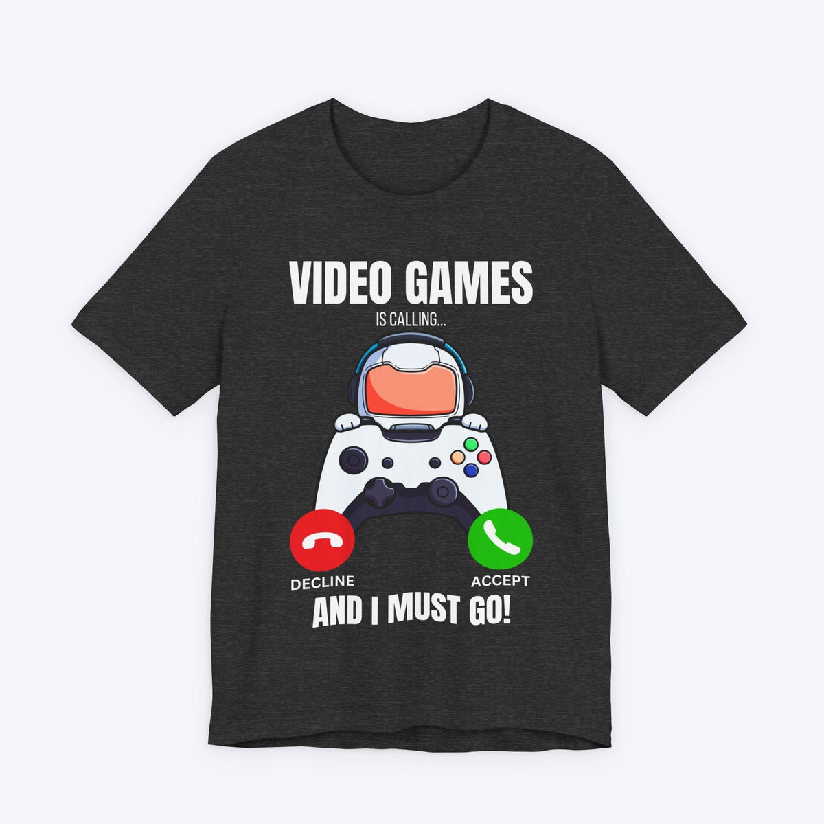 T-Shirt Dark Grey Heather / S Pick Up the Controller T-shirt
