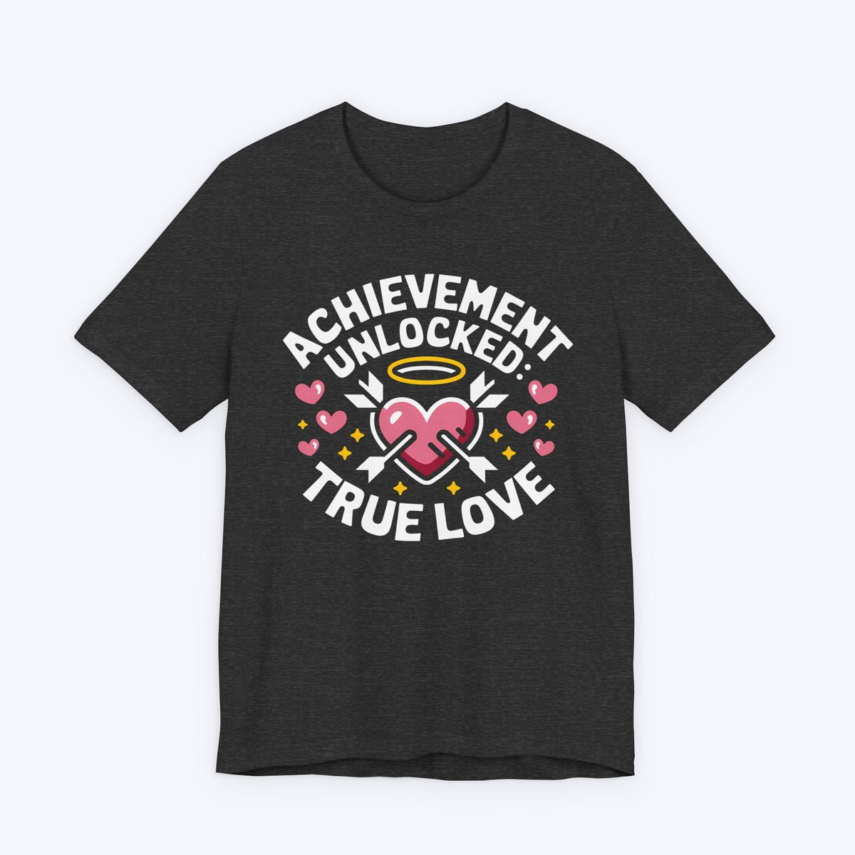 T-Shirt Dark Grey Heather / S Player 1 & Player 2: Achievement Unlocked T-shirt