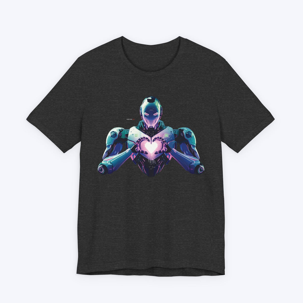 T-Shirt Dark Grey Heather / S Power Core of Love T-shirt