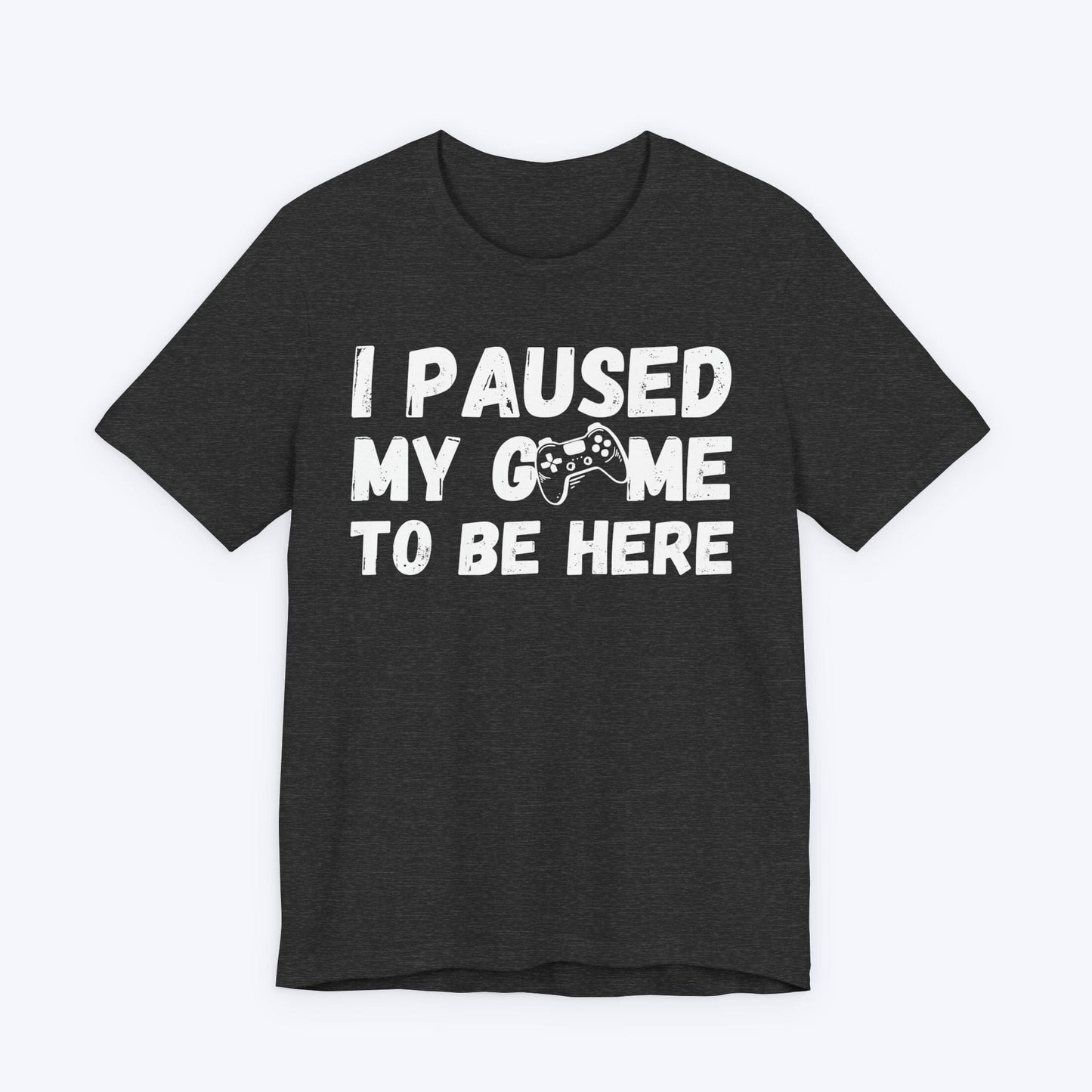 T-Shirt Dark Grey Heather / S Press Play to Escape T-shirt