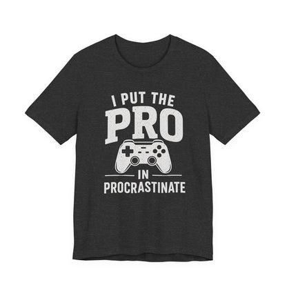 T-Shirt Dark Grey Heather / S Pro Crastinator T-shirt