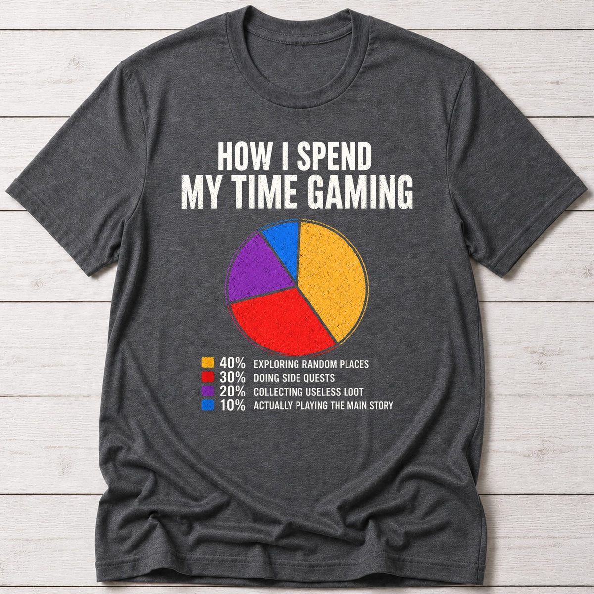 T-Shirt Dark Grey Heather / S Quality Time T-shirt