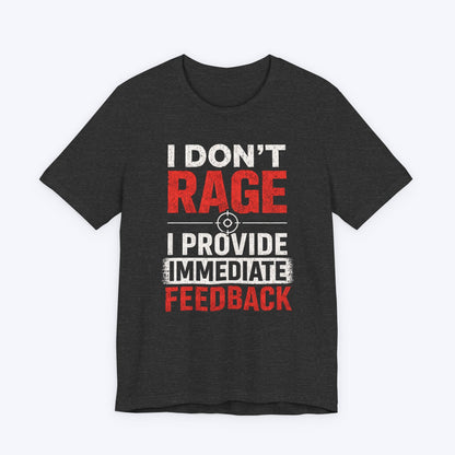 T-Shirt Dark Grey Heather / S Rage Free T-shirt